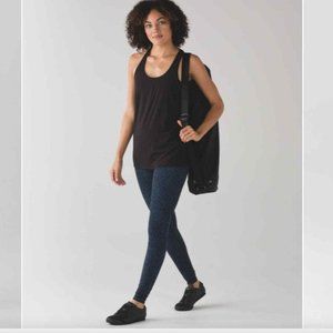 Lululemon High-Rise Navy Blue Patterned Leggings